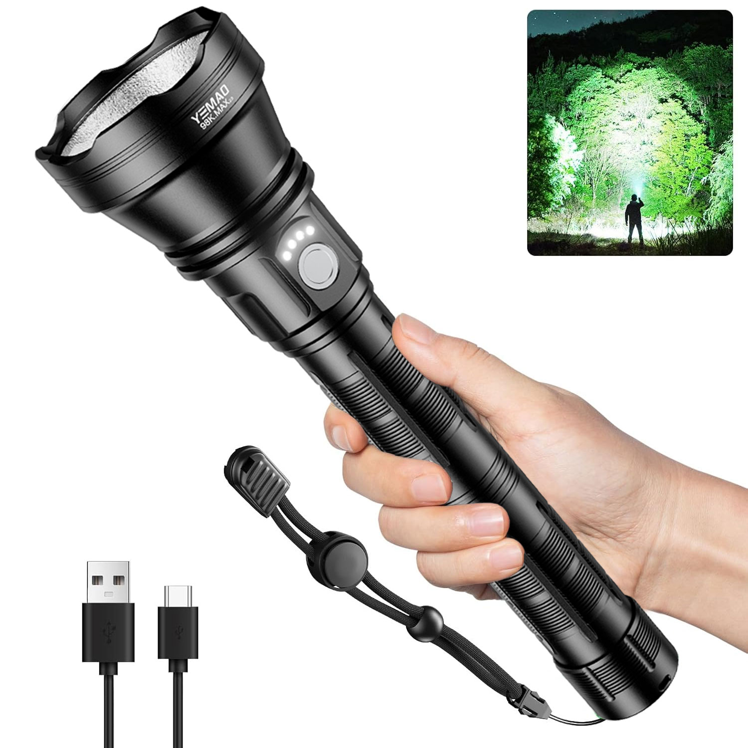 Outdoor Camping Lights - YM-98K 2.0 PROMAX 5200LM Super Bright