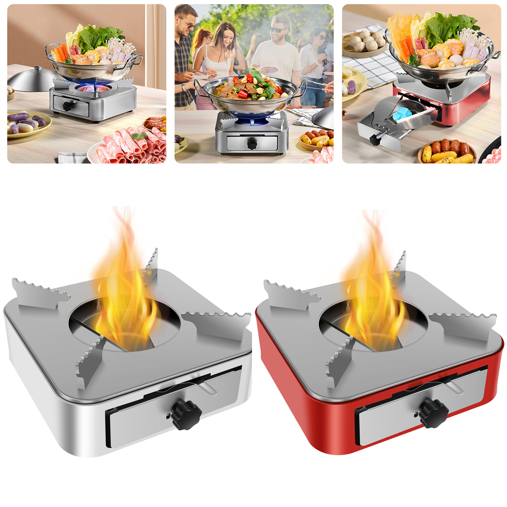 Outdoor Camping Stove - Portable Camping Stove Stainless Steel Camping