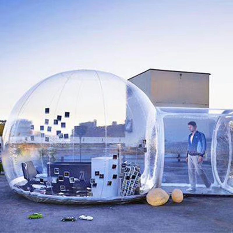 Outdoor Camping Inflatable Bubble Tent Large Diy Home - Clear Outdoor Single Tunnel Inflatable Bubble