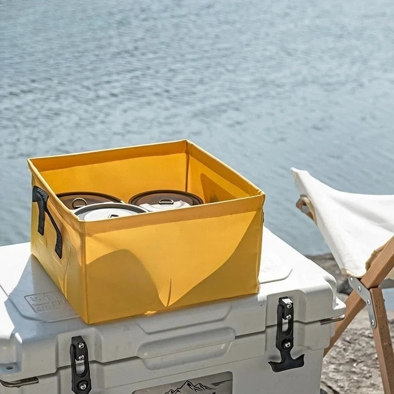Outdoor Camping Folding Storage Box - Outdoor Camping Foldable Bucket Folding 13L