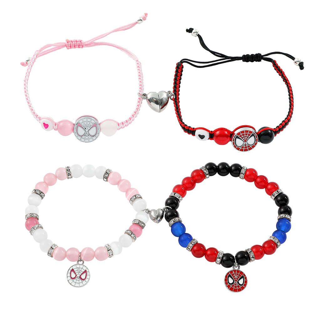 Paracord Bracelet - Spiderman Friendship Bracelets, Best Friend Bff,