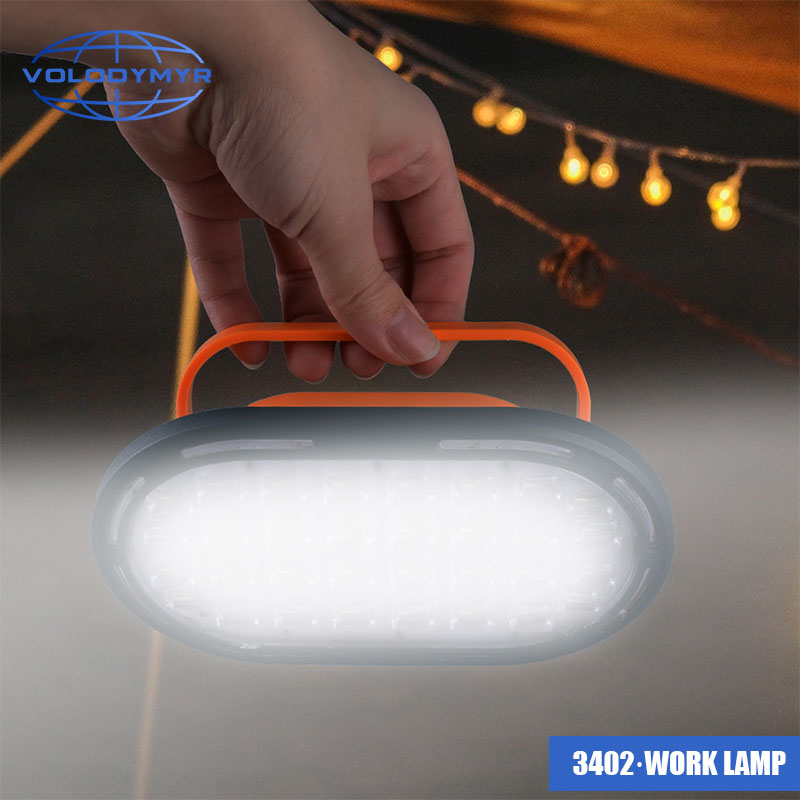 Outdoor Camping Bbq - VOLODYMYR Outdoor Camping Solar Rechargeable Floodlight
