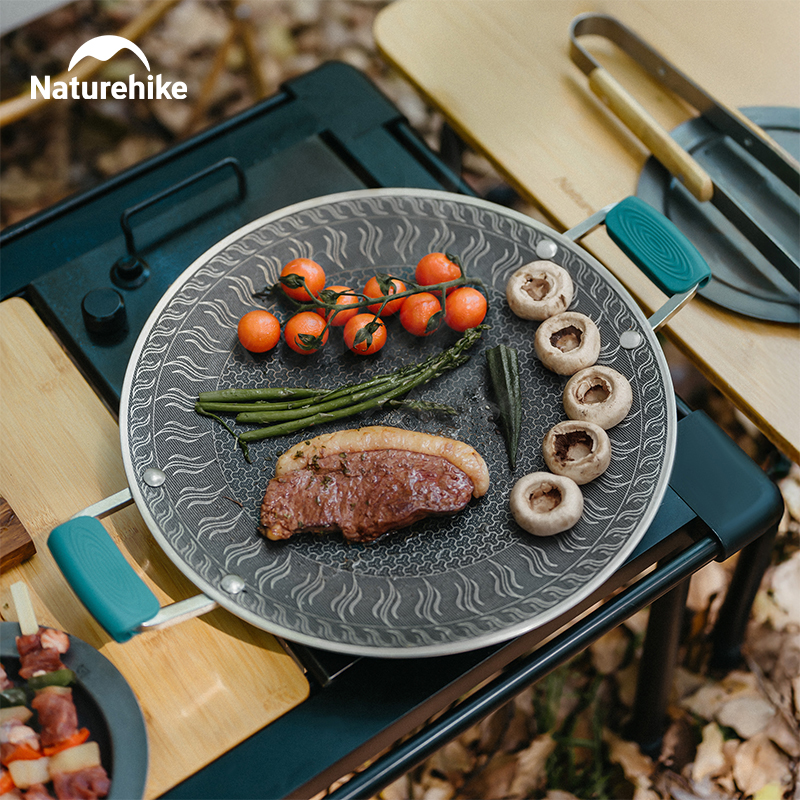Outdoor Camping Griddle - Naturehike BBQ Cooking Grill Pan Camping