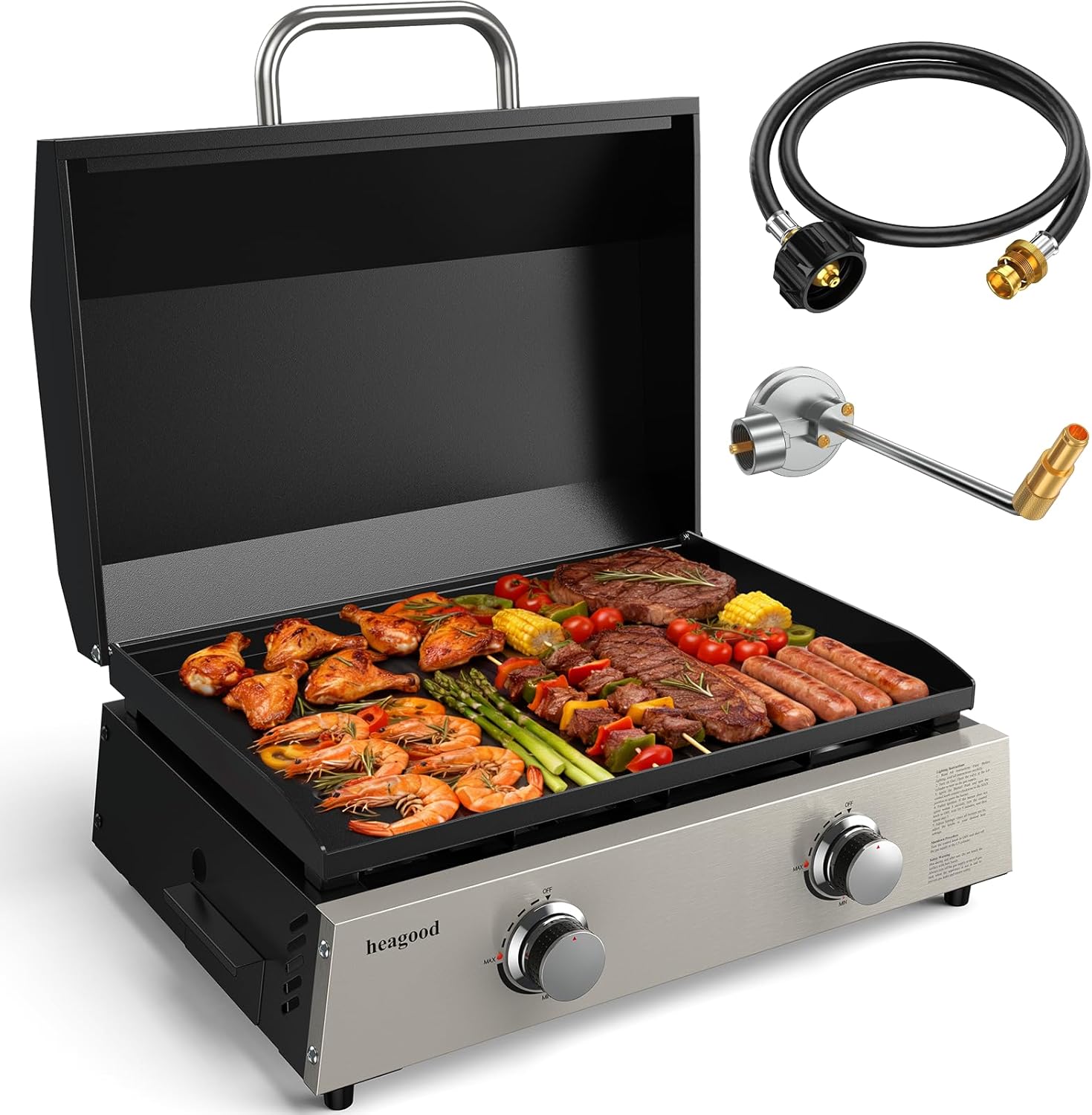 Outdoor Camping Griddle - Flat Top Gill, Outdoor Griddle 22