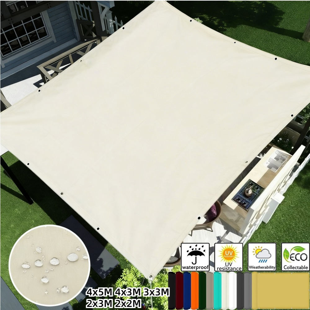 Outdoor Camping Equipment - Waterproof Shade Sail with Grommets Tent