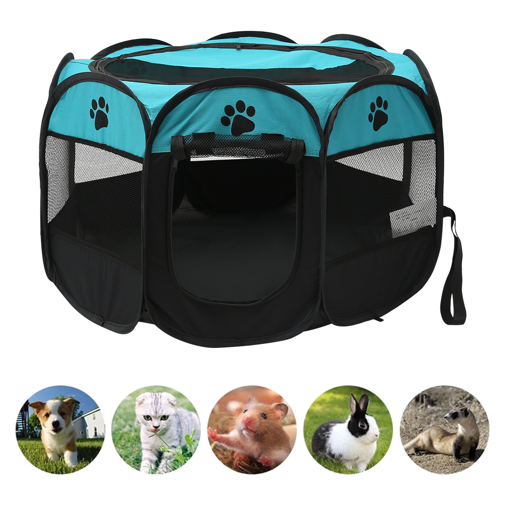 Outdoor Camping Dog Kennel - Folding Pet Tent Dog House Camping