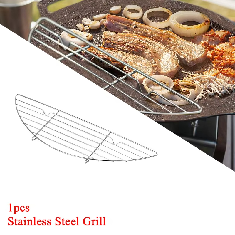 1Pcs BBQ Stainless Steel High  - Outdoor Camping Griddle recensione e prezzo
