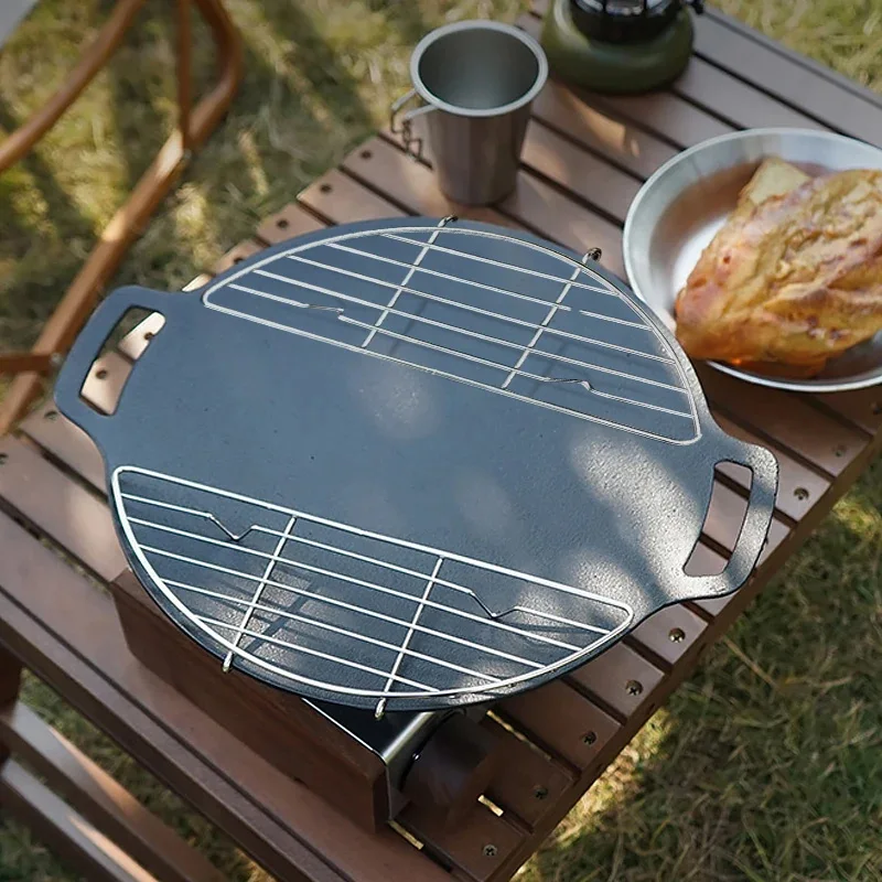 1Pcs BBQ Stainless Steel High  - Outdoor Camping Griddle recensione e prezzo
