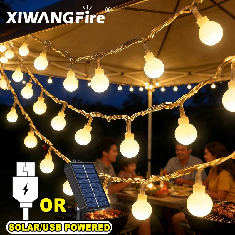 3-10M Solar/USB/Battery String - Outdoor Camping Lights recensione e prezzo