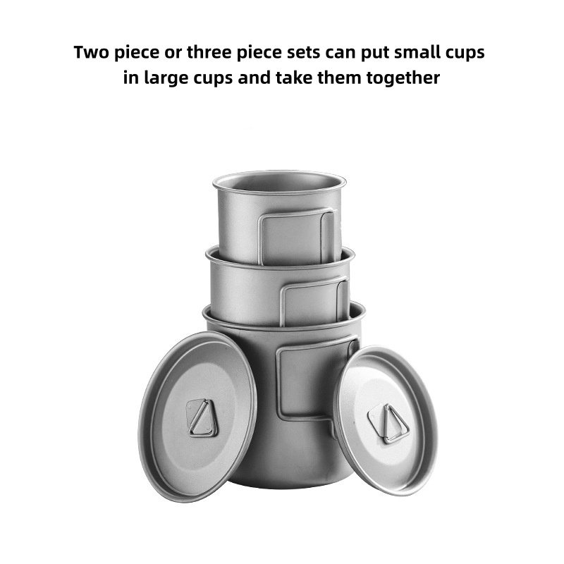 Titanium Camping Mug with Fold - Outdoor Camping Kitchen Table recensione e prezzo