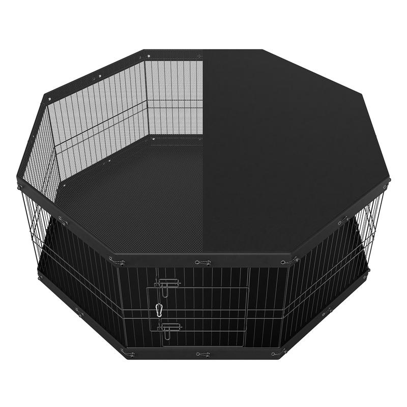 Foldable Metal Dog Pen with To - Outdoor Camping Dog Kennel recensione e prezzo