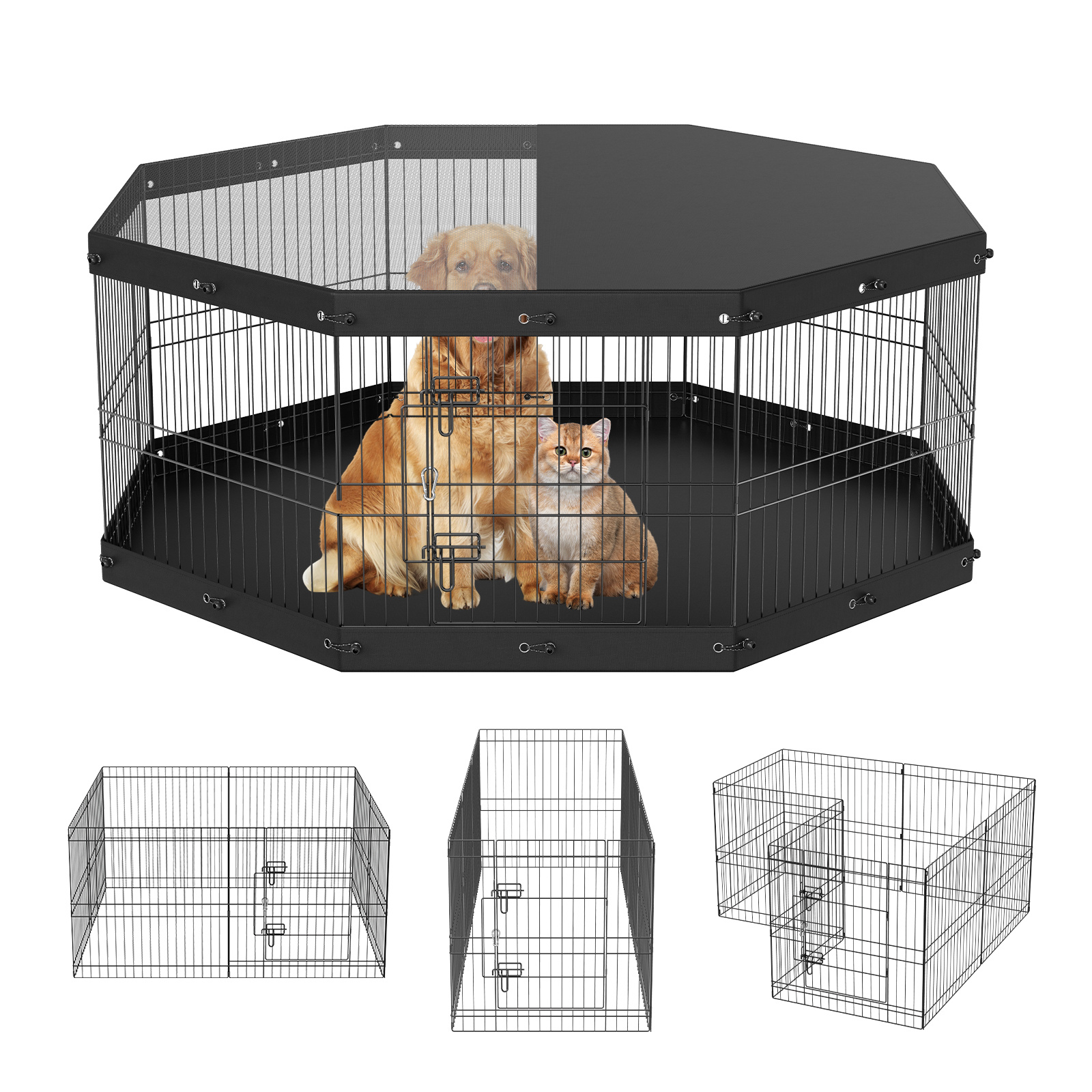 VEVOR Dog Playpen, 8 Panels Fo - Outdoor Camping Dog Kennel recensione e prezzo