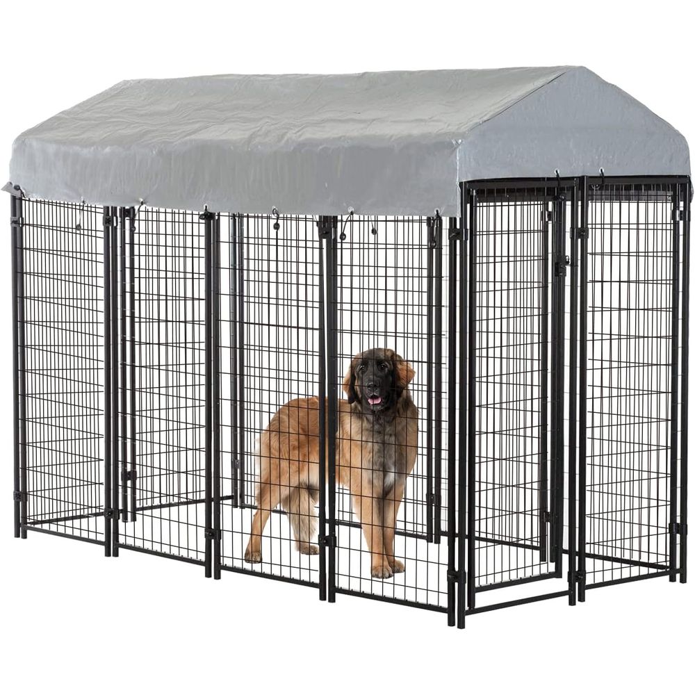 Sturdy Outdoor Dog Kennel, 8x4 - Outdoor Camping Dog Kennel recensione e prezzo