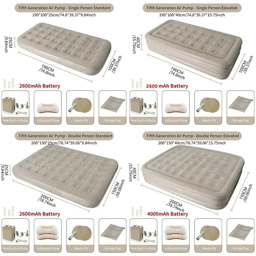Interior Air Mattress Glamping - Outdoor Camping Mat recensione e prezzo