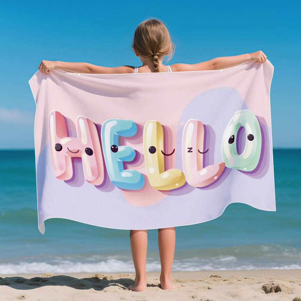 Cartoon Pattern Beach Towel Ki - Outdoor Camping Mat recensione e prezzo
