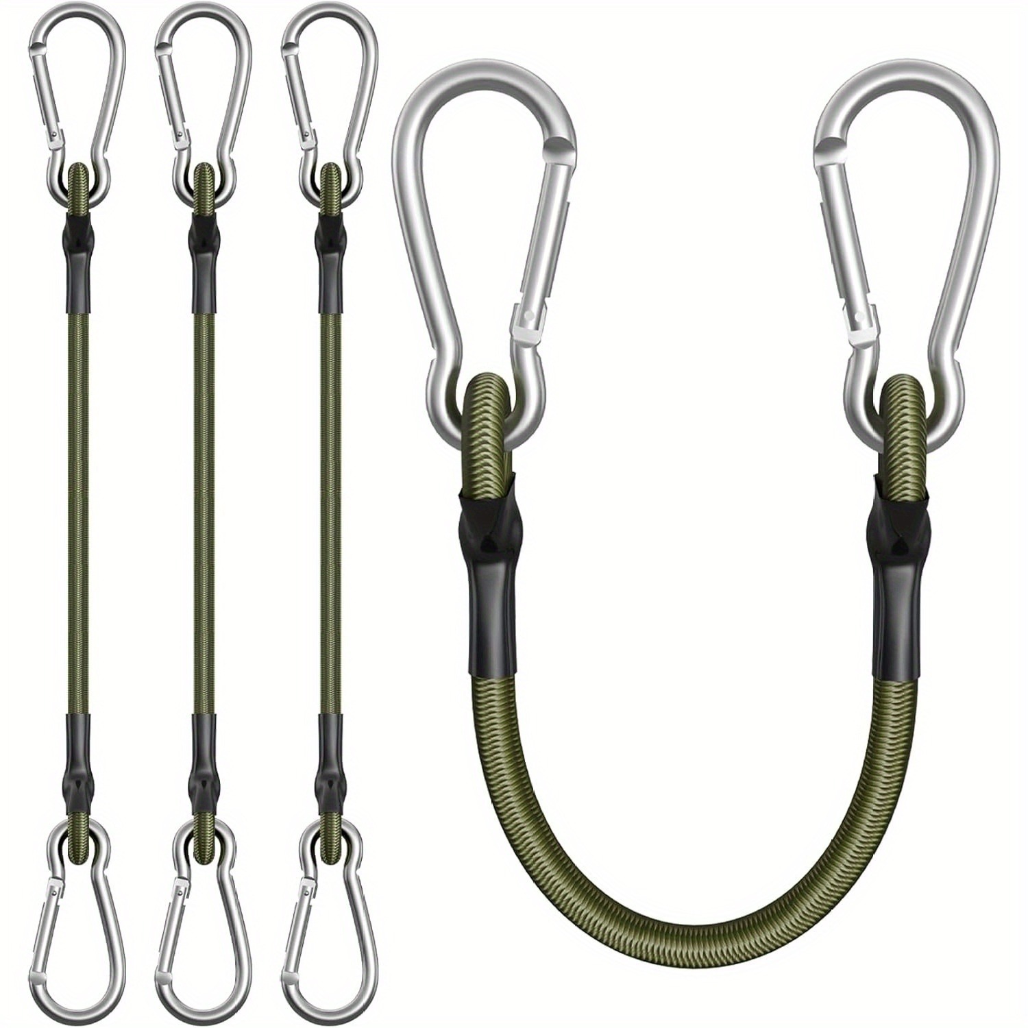 4 Heavy-Duty Rubber Belts with - Outdoor Camping Equipment recensione e prezzo