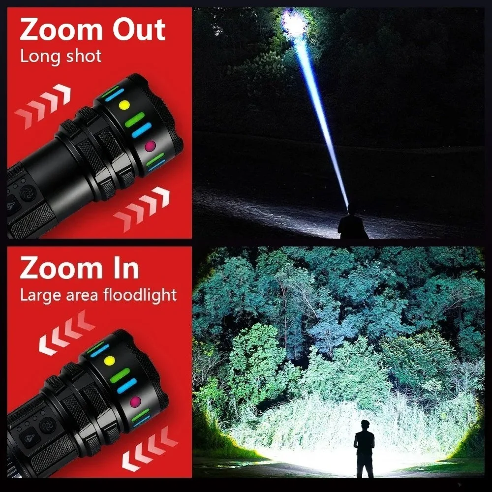 Rechargeable Torch High Lumens - Outdoor Camping Lights recensione e prezzo