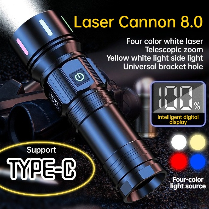 Strong Light LED Flashlight Te - Outdoor Camping Lights recensione e prezzo
