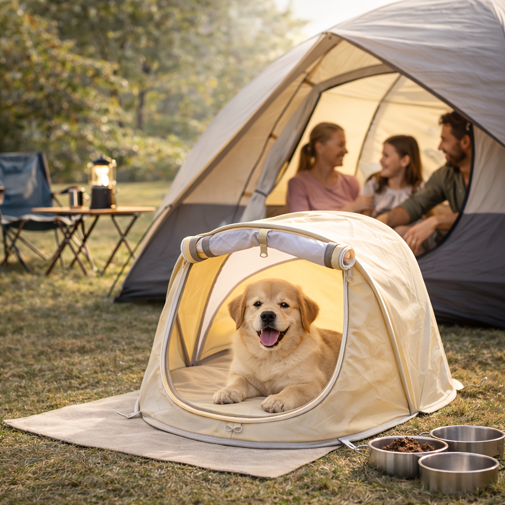 Foldable Pet Tent Portable Dog - Outdoor Camping Dog Kennel recensione e prezzo