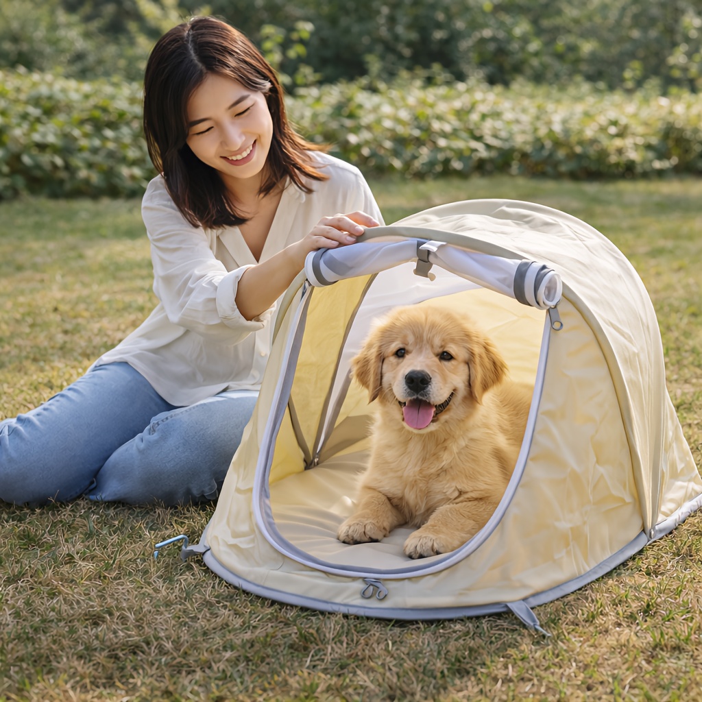 Foldable Pet Tent Portable Dog - Outdoor Camping Dog Kennel recensione e prezzo