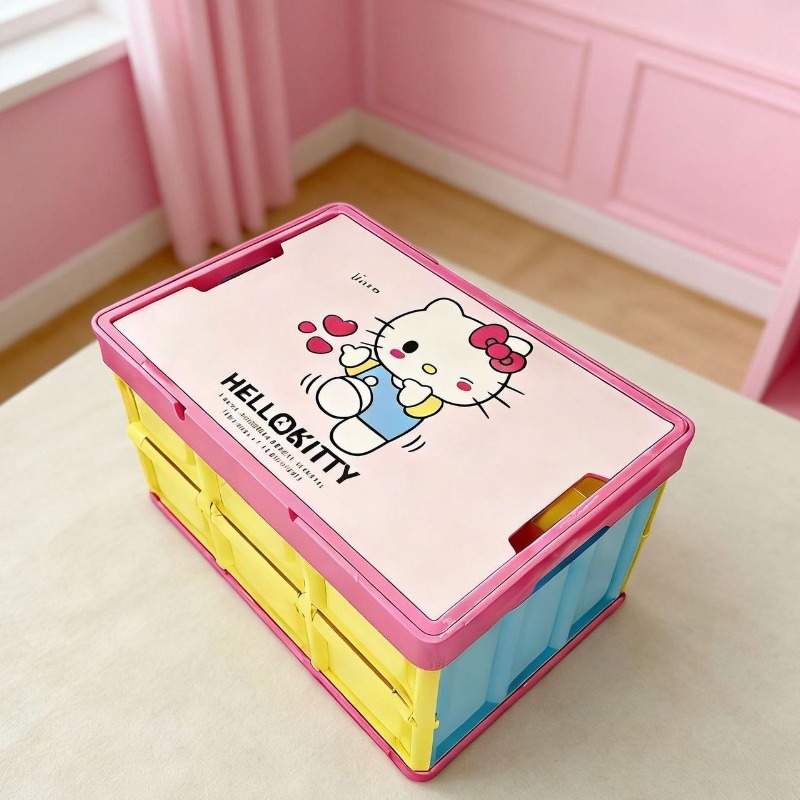 Hello Kitty Colorful Camping F - Outdoor Camping Folding Storage Box recensione e prezzo
