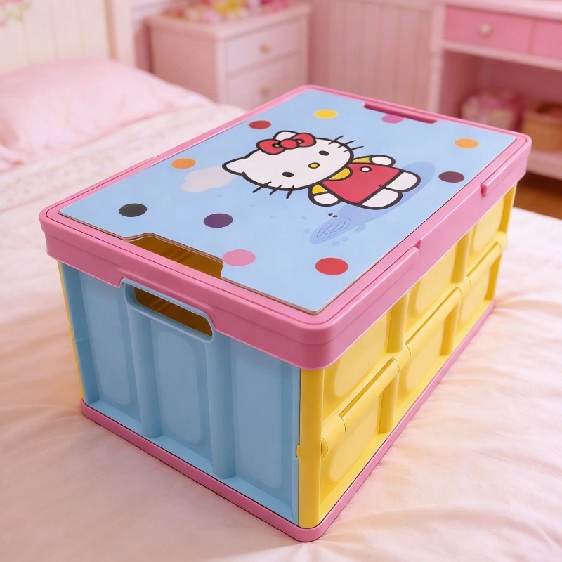 Hello Kitty Colorful Camping F - Outdoor Camping Folding Storage Box recensione e prezzo