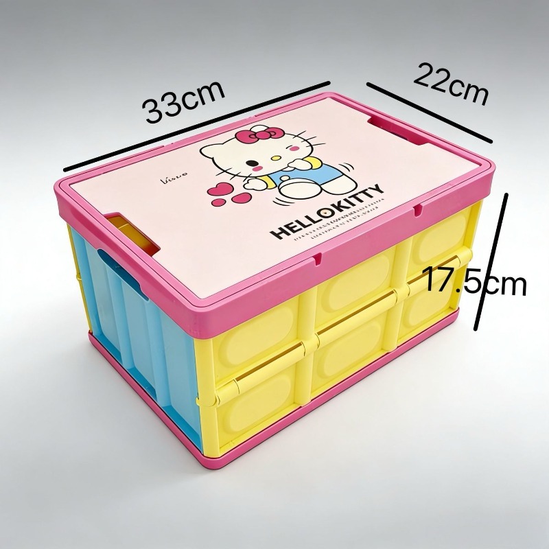 Hello Kitty Colorful Camping F - Outdoor Camping Folding Storage Box recensione e prezzo