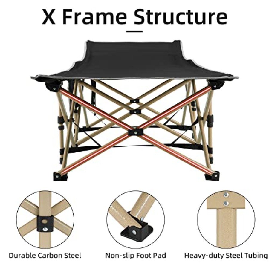 Portable Camping Cot for Outdo - Outdoor Camping Mat recensione e prezzo