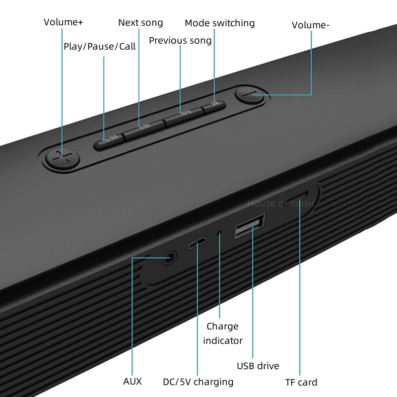 TV Soundbar Wired and Wireles  - Outdoor Camping Tv recensione e prezzo