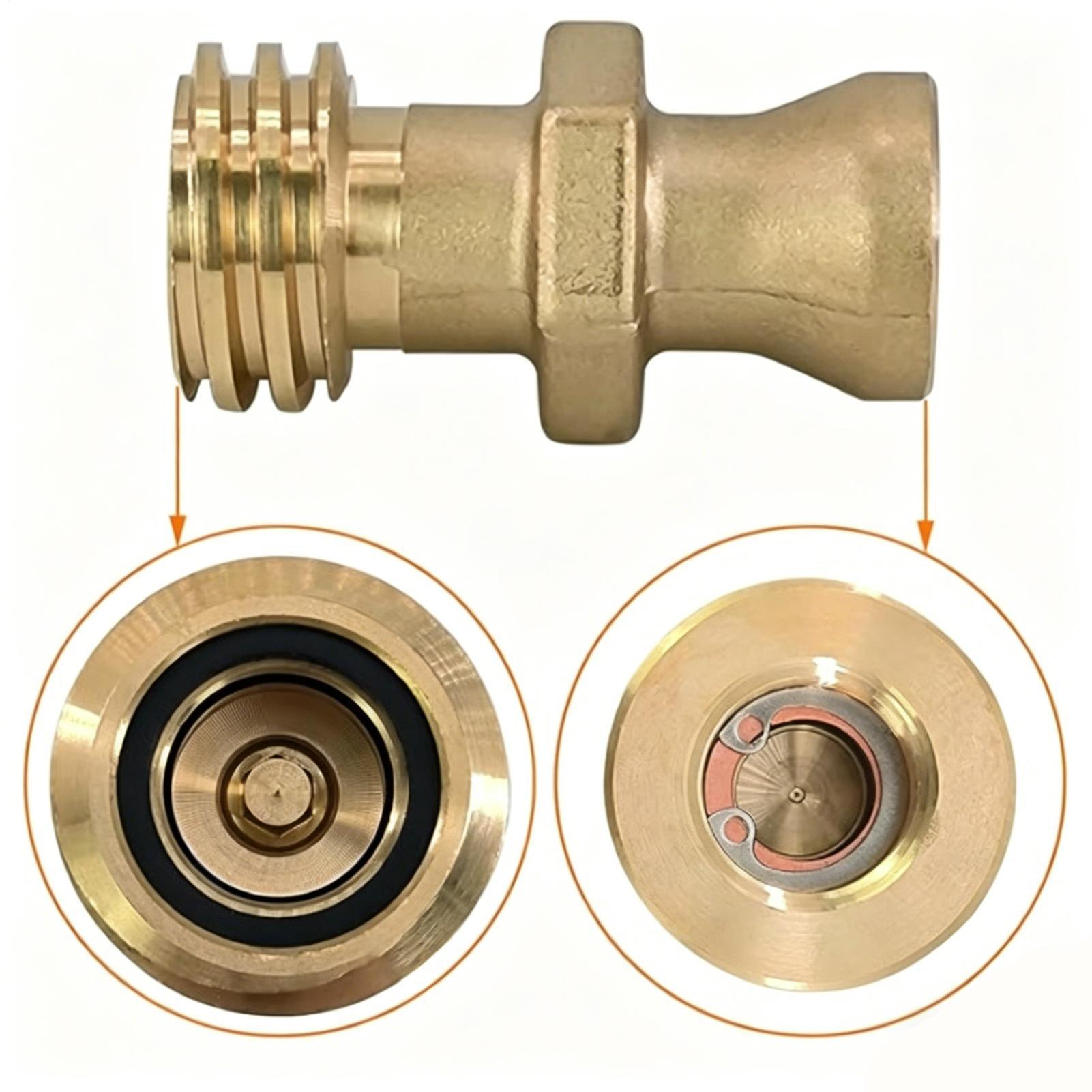Propane Tank Connector Male Br - Outdoor Camping Bbq recensione e prezzo