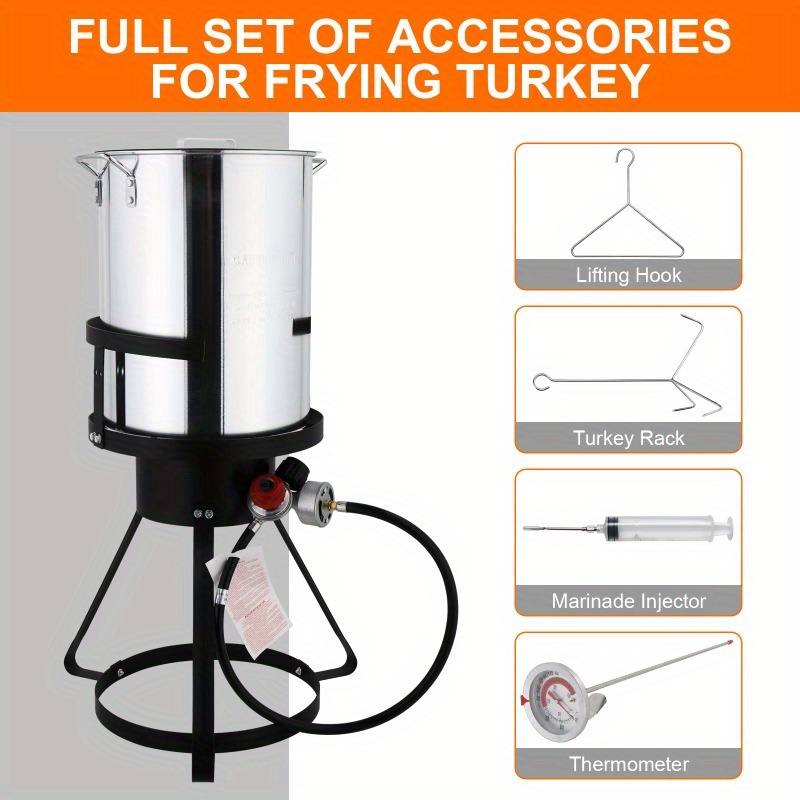 30QT Stainless Steel Turkey Fr - Outdoor Camping Stove recensione e prezzo