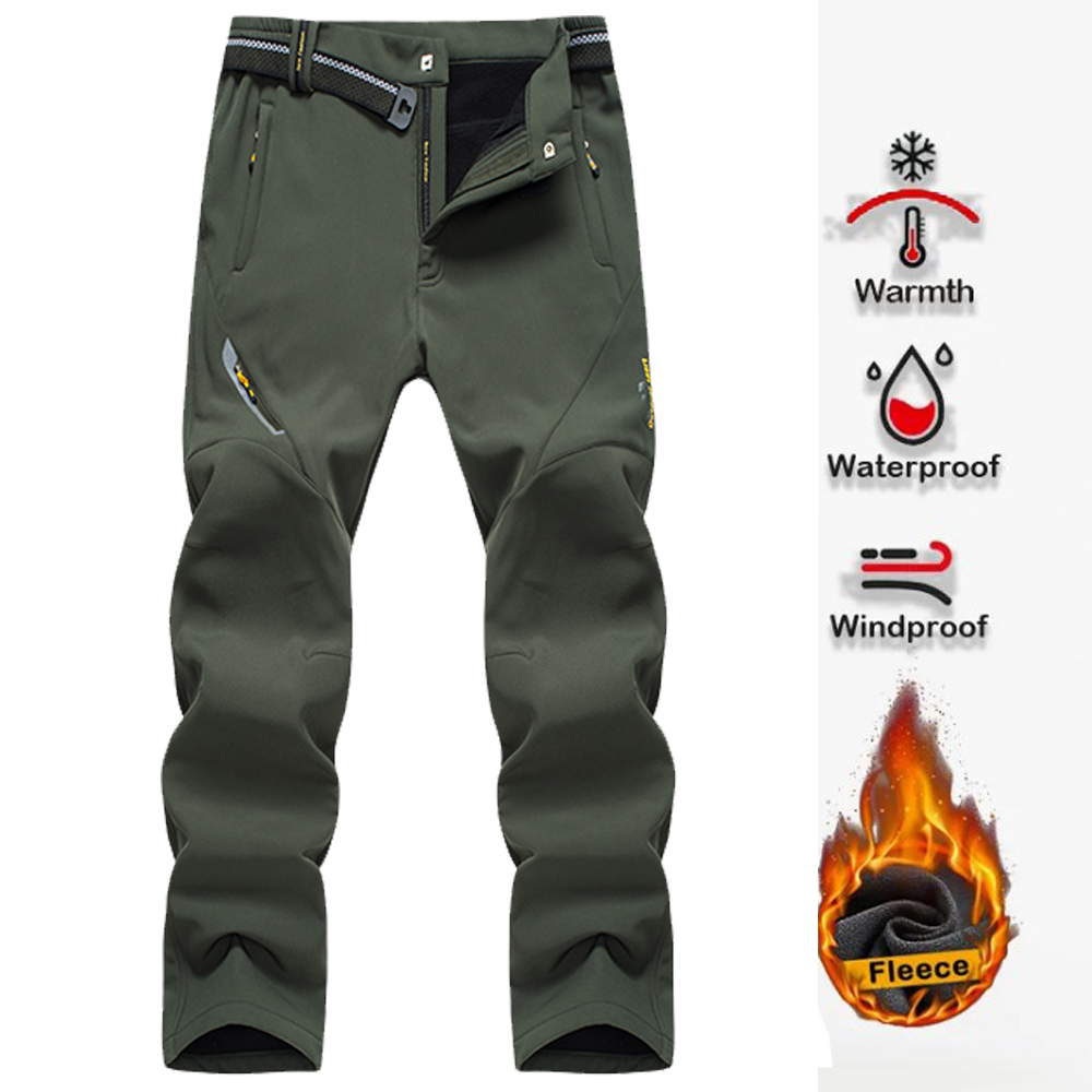 Men's Hiking Pants Softshell O - Outdoor Camping In Winter recensione e prezzo