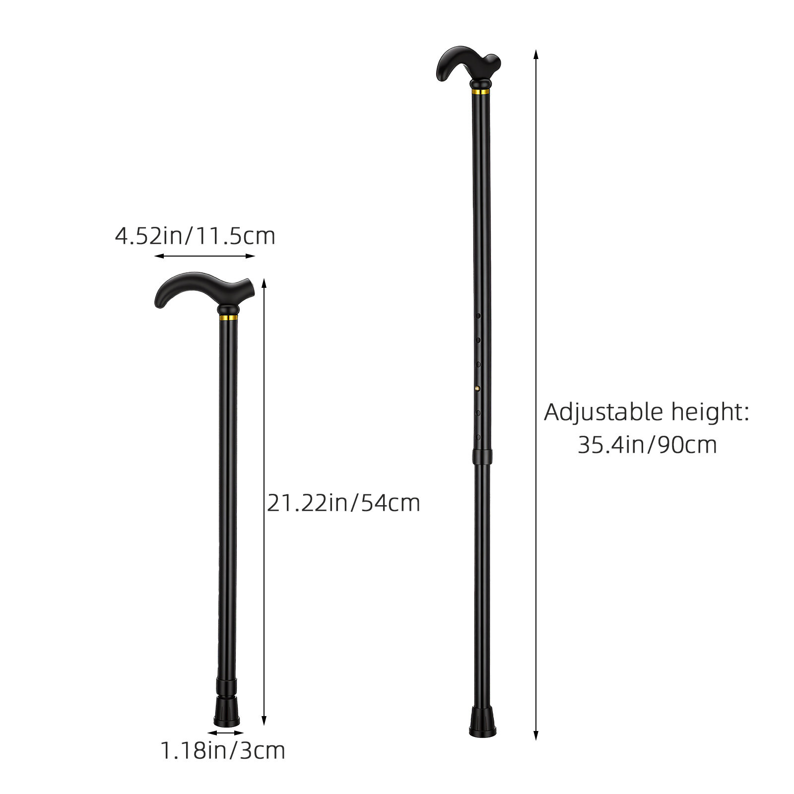 Aluminum Alloy Adjustable Two- - Trekking Poles recensione e prezzo