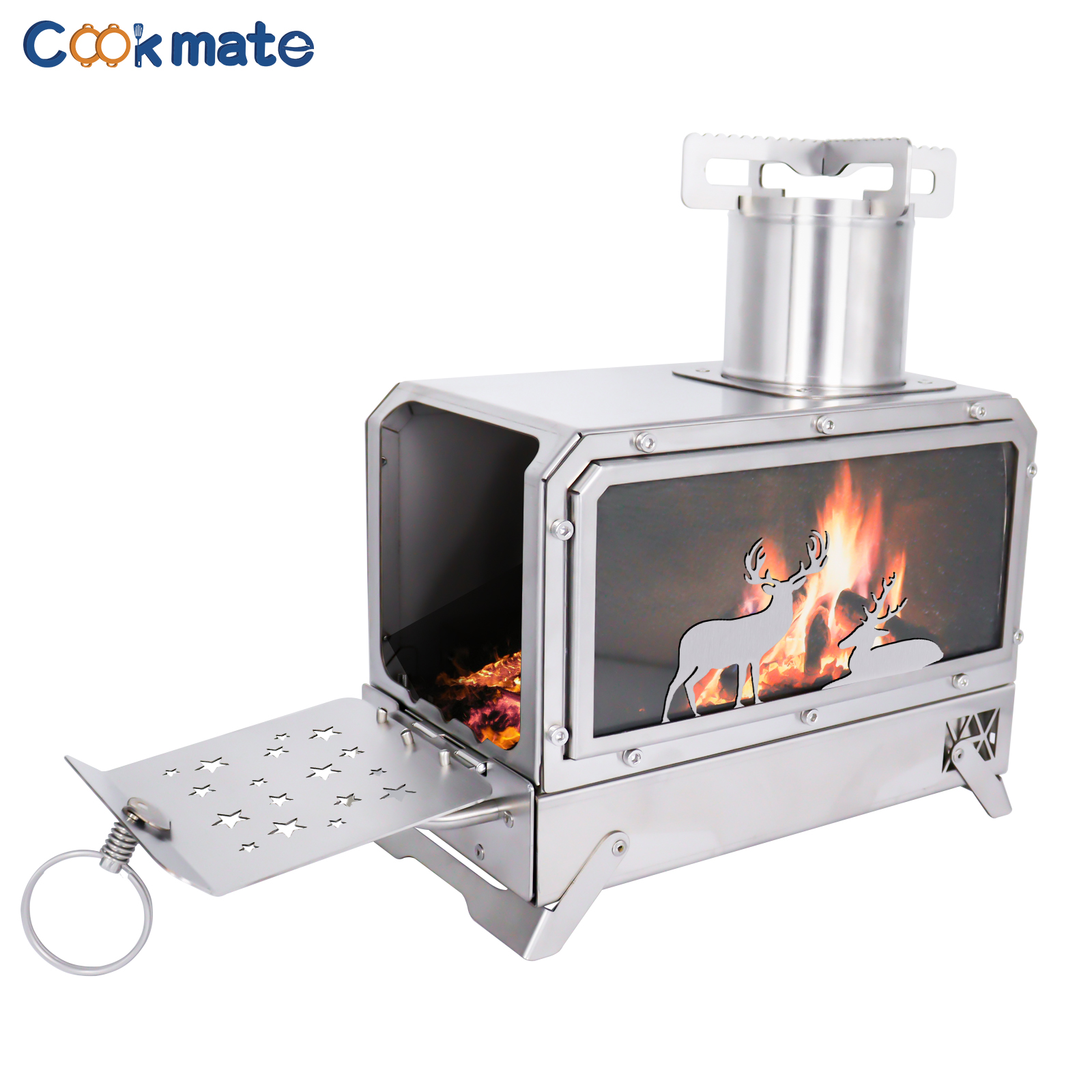 Stainless steel folding firewo - Outdoor Camping Stove recensione e prezzo