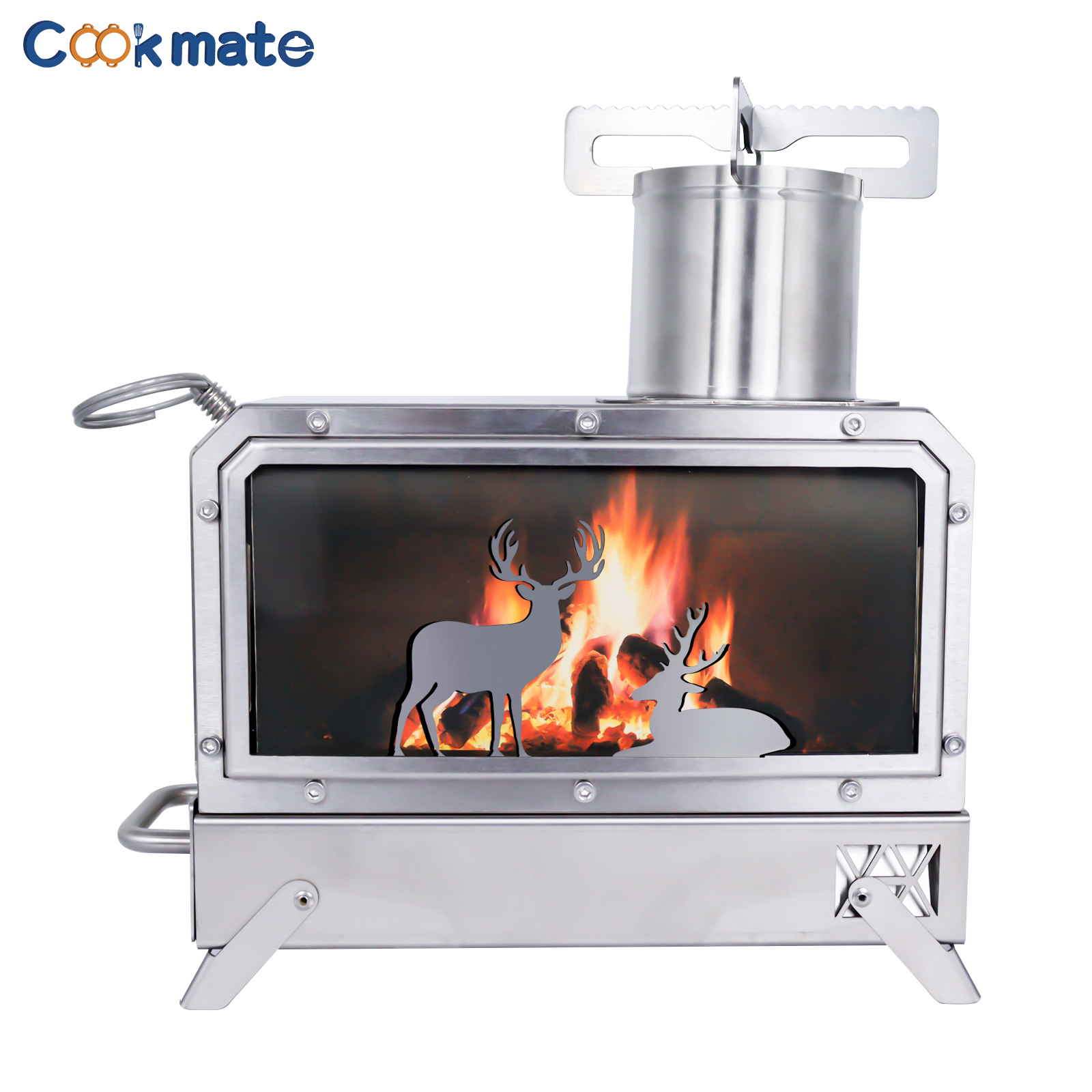 Stainless steel folding firewo - Outdoor Camping Stove recensione e prezzo