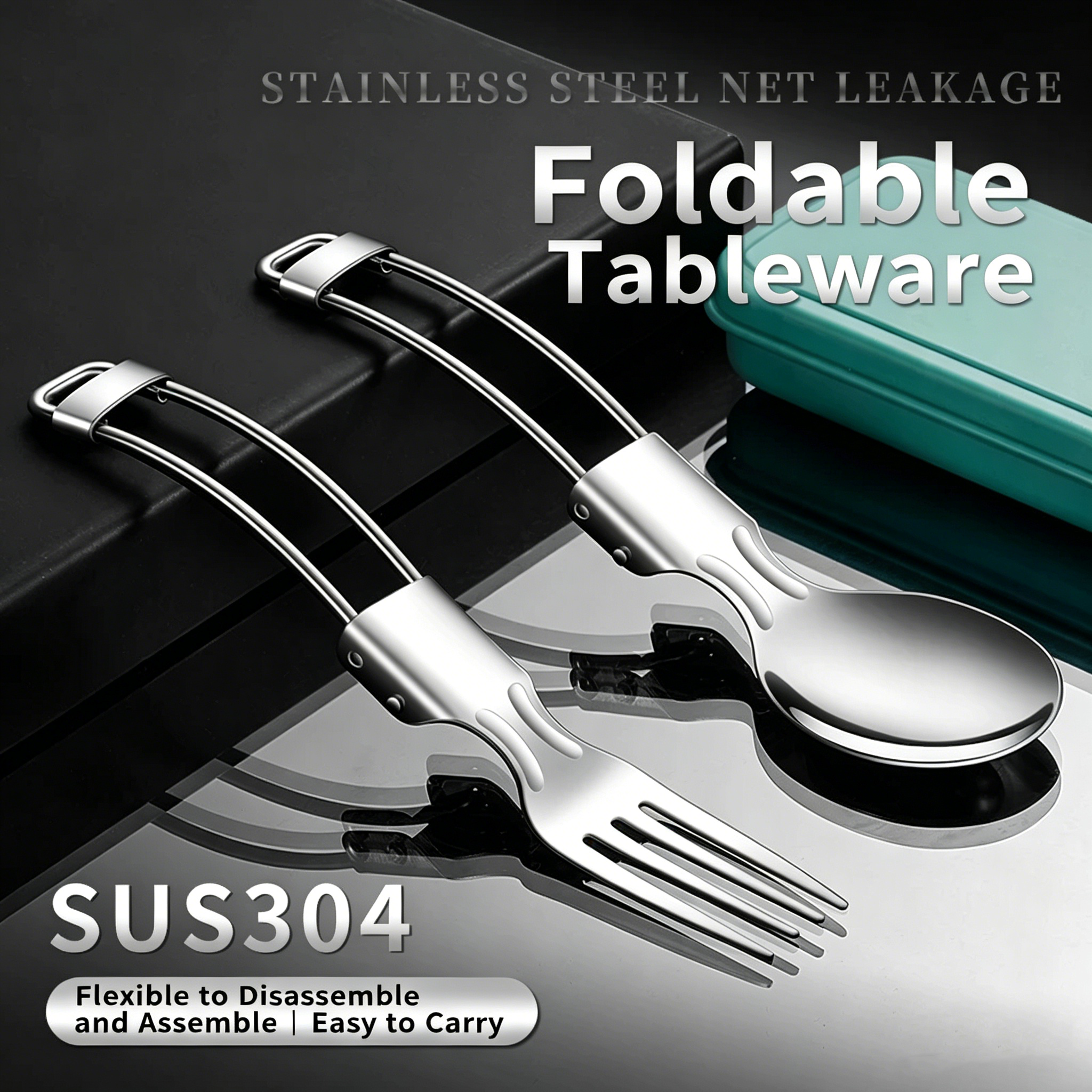 304 Stainless Steel Foldable C - Outdoor Camping Folding Storage Box recensione e prezzo