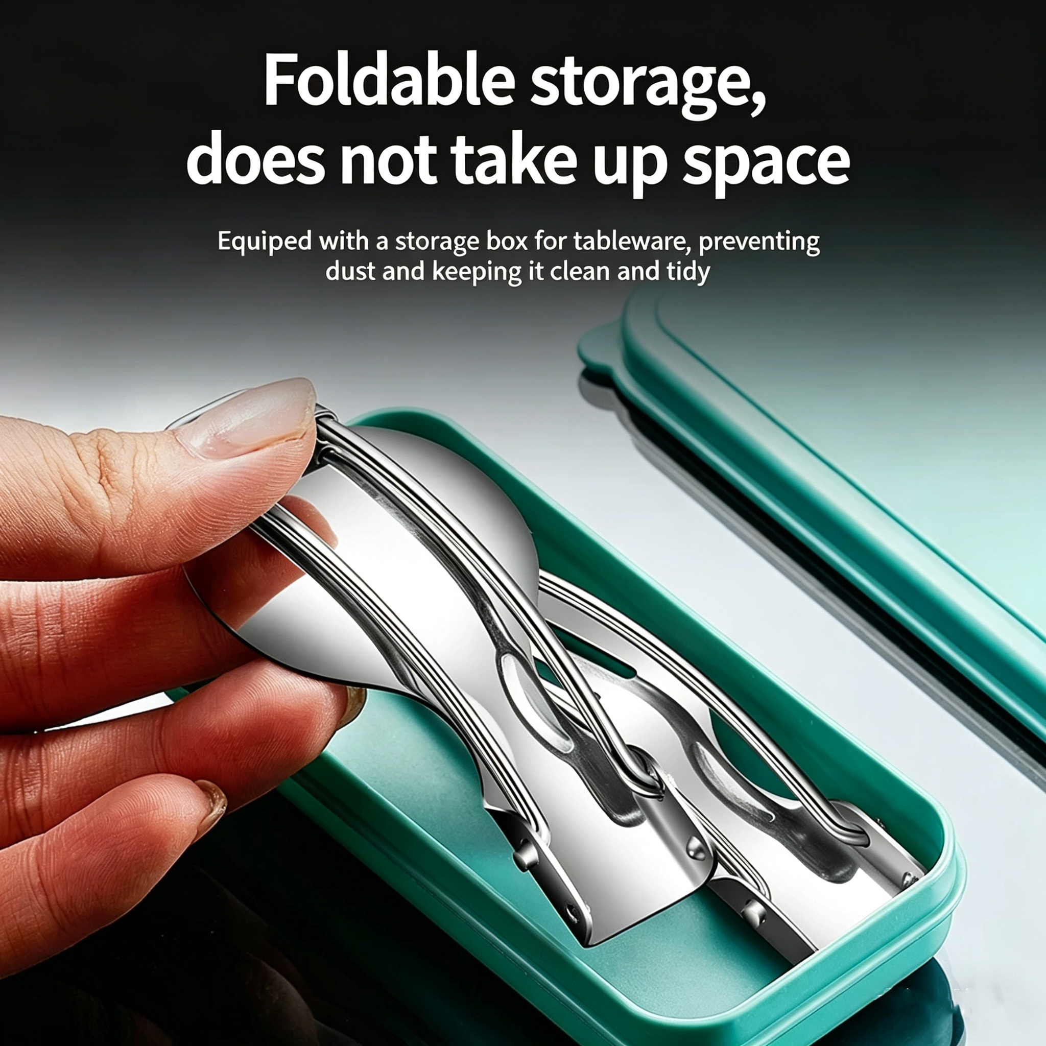 304 Stainless Steel Foldable C - Outdoor Camping Folding Storage Box recensione e prezzo