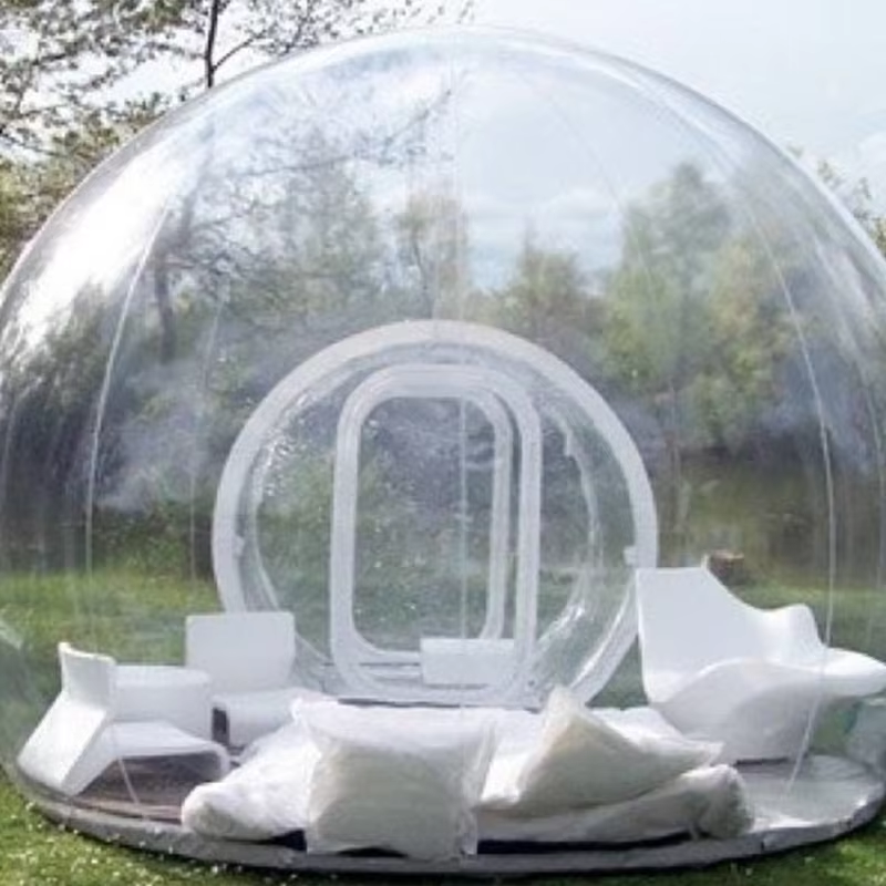 Clear Outdoor Single Tunnel In - Outdoor Camping Inflatable Bubble Tent Large Diy Home recensione e prezzo