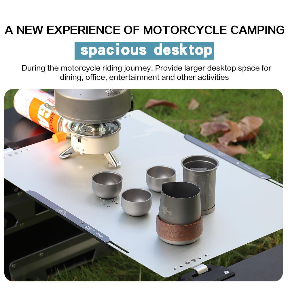 Motorcycle aluminum alloy fold - Outdoor Camping Folding Storage Box recensione e prezzo