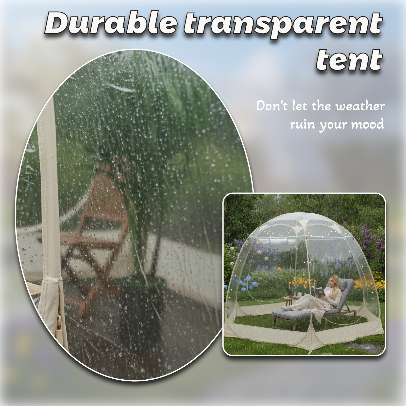 Large Quick-Set Bubble Tent Po - Outdoor Camping In Winter recensione e prezzo