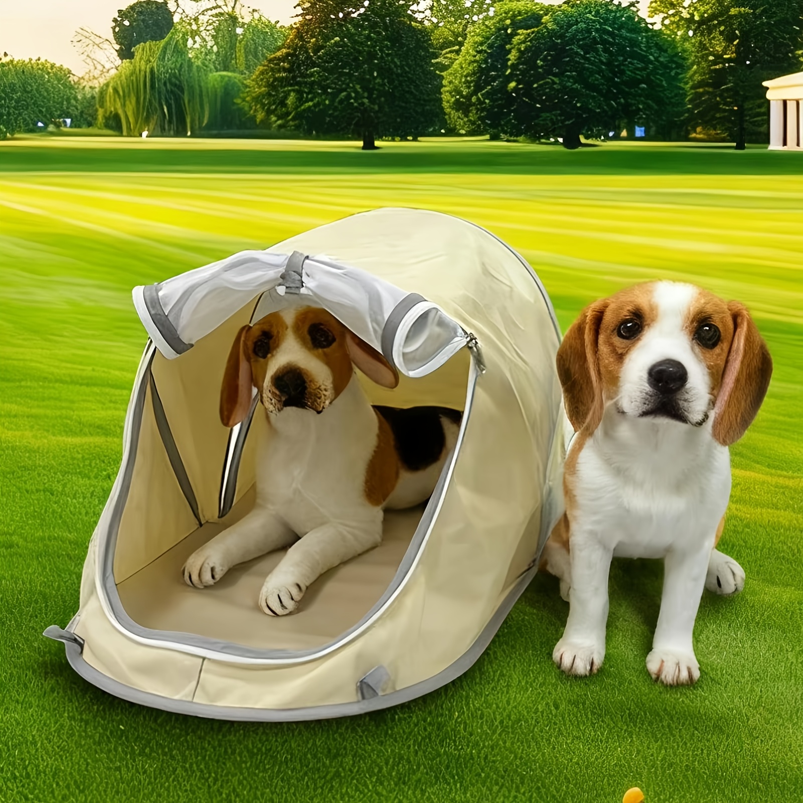 Foldable Pet Tent Portable Dog - Outdoor Camping Dog Kennel recensione e prezzo