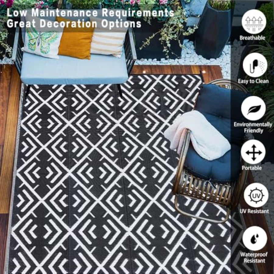 RV outdoor rug waterproof mat  - Outdoor Camping Mats Large recensione e prezzo