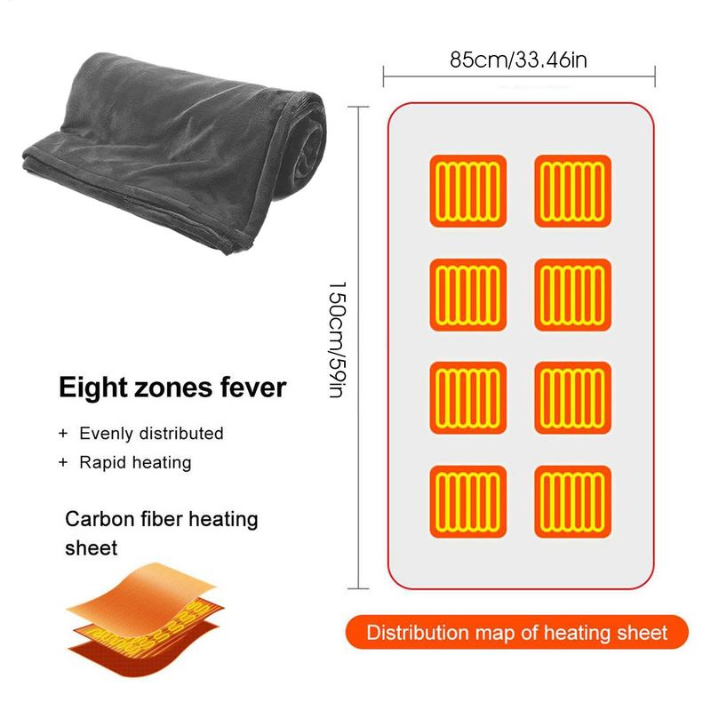 Heated Shawl Wraps Heating Ele - Outdoor Camping Heated Blanket recensione e prezzo