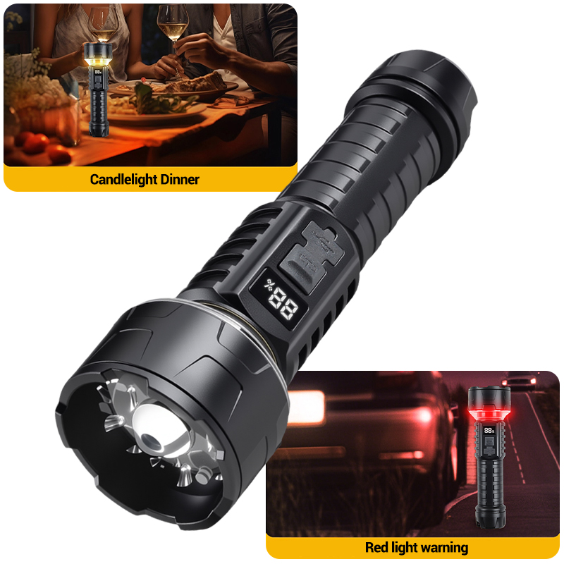 COB LED Flashlight Rechargeabl - Outdoor Camping Lights recensione e prezzo