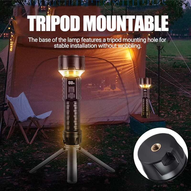 COB LED Flashlight Rechargeabl - Outdoor Camping Lights recensione e prezzo