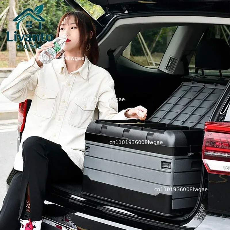 70L Car Trunk Storage Box Doub - Outdoor Camping Folding Storage Box recensione e prezzo