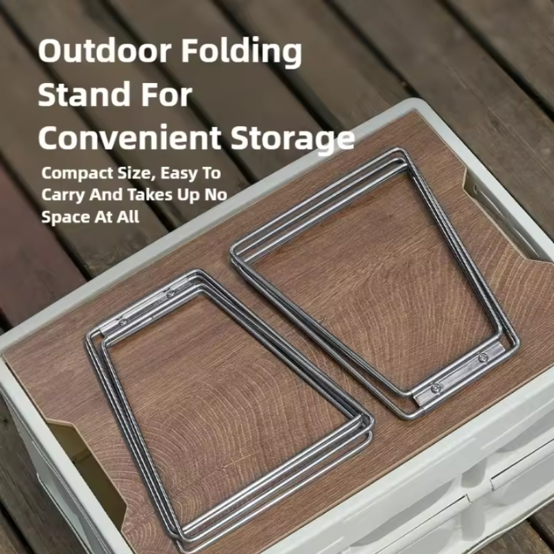 Cooler Box Stand Ice Box Holde - Outdoor Camping Folding Storage Box recensione e prezzo