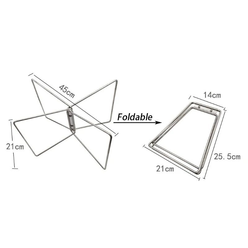 Cooler Box Stand Ice Box Holde - Outdoor Camping Folding Storage Box recensione e prezzo
