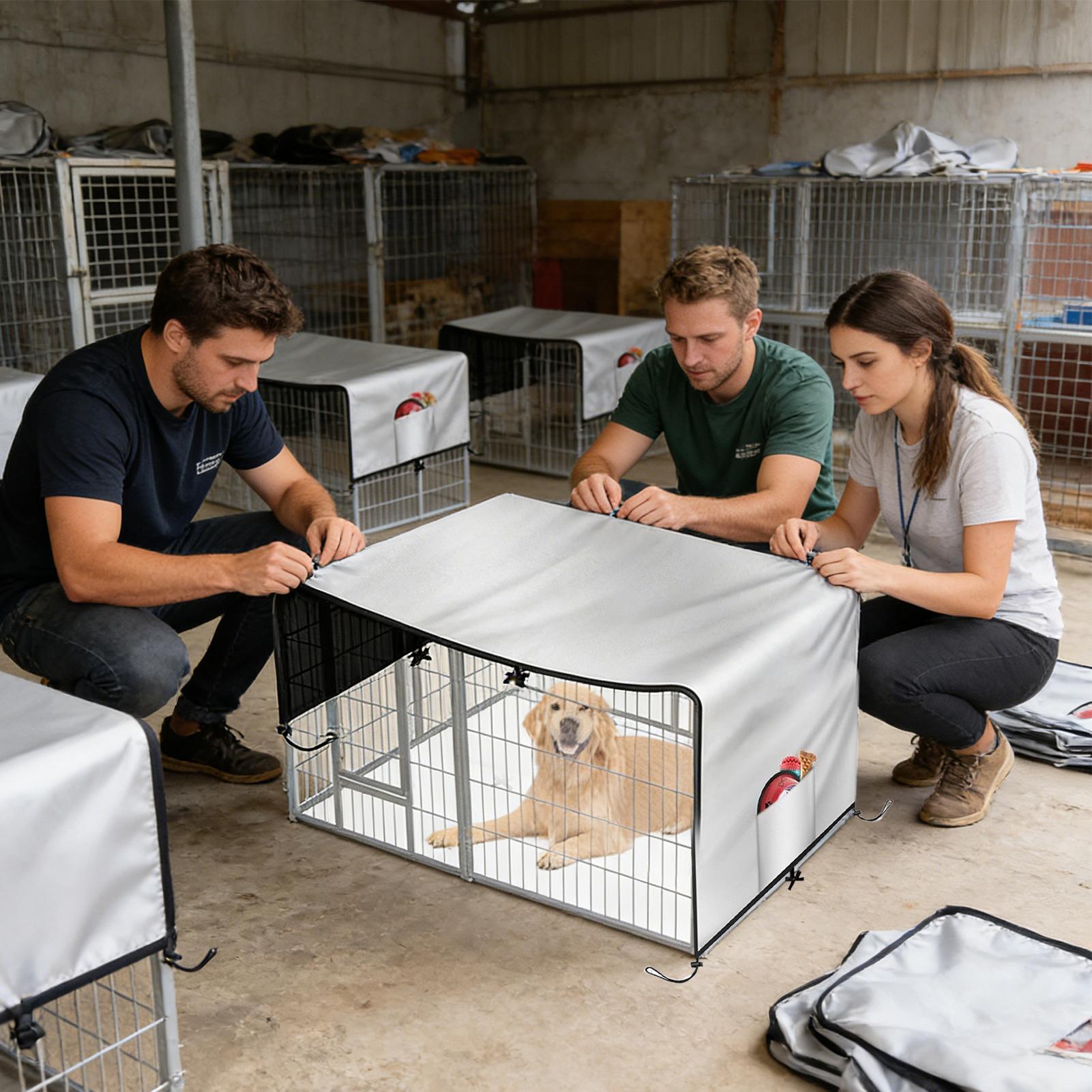 Dog Crate Cover 210D Oxford Pr - Outdoor Camping Dog Kennel recensione e prezzo