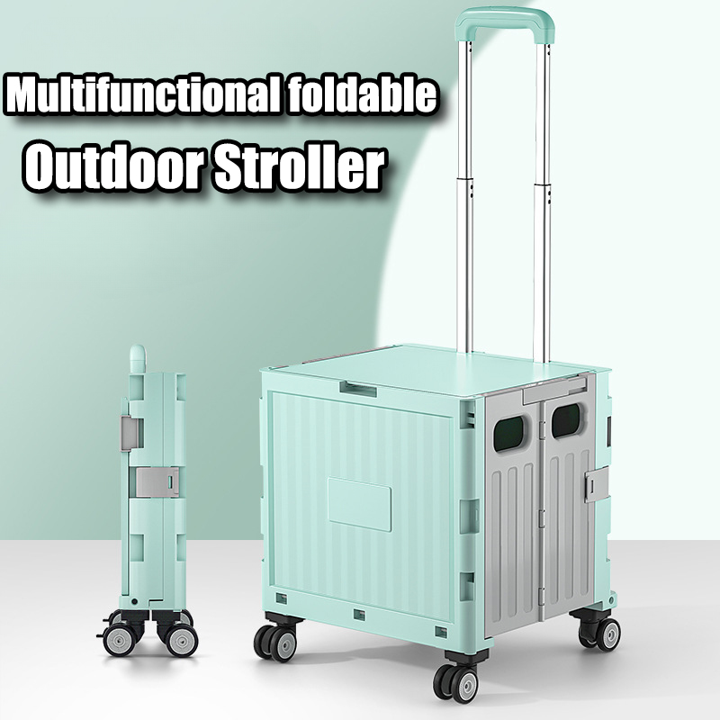 Multifunctional Camping Trolle - Outdoor Camping Folding Storage Box recensione e prezzo